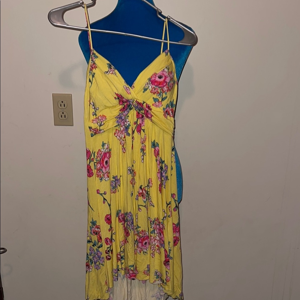 Floral Yellow Dress